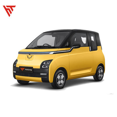 Zwarte Wuling AirEV Mini Ev Elektrisch voertuig 2022 2023 Energie Air EV Kleine auto 822KG