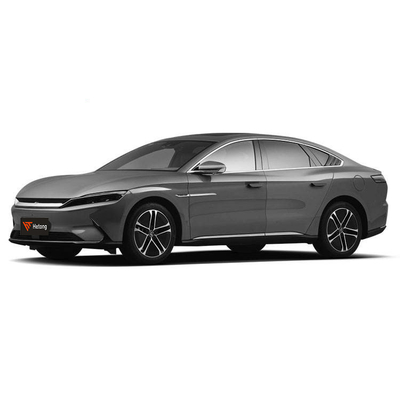 Witte Groene 4-deurs Dm-i Byd Han Dmi Champion Elektrische Auto 200 km PHEV Hybrid Auto 200