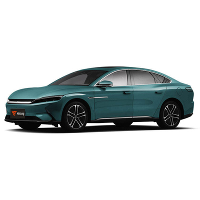 Witte Groene 4-deurs Dm-i Byd Han Dmi Champion Elektrische Auto 200 km PHEV Hybrid Auto 200